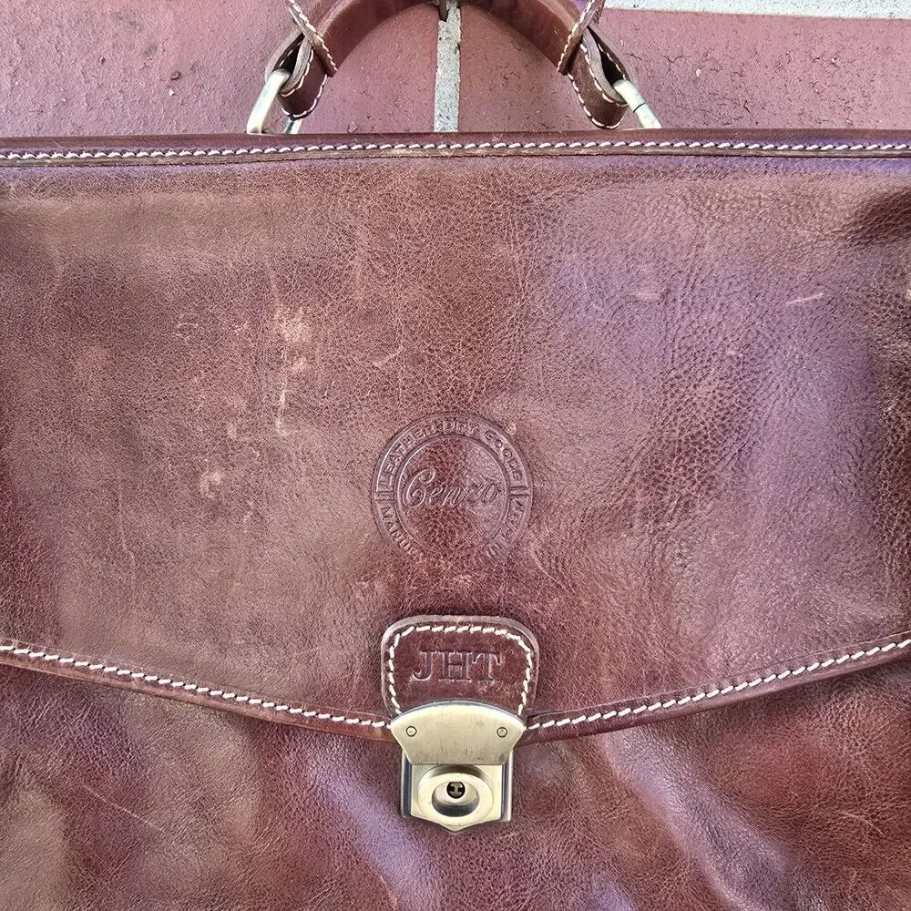 Cenzo brown leather